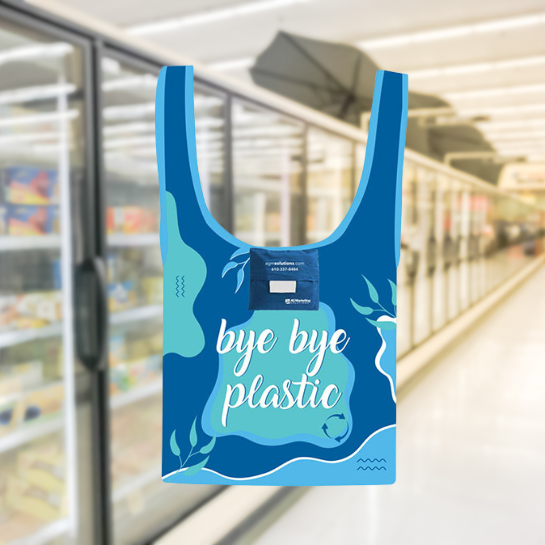 blue bye by plastic tote